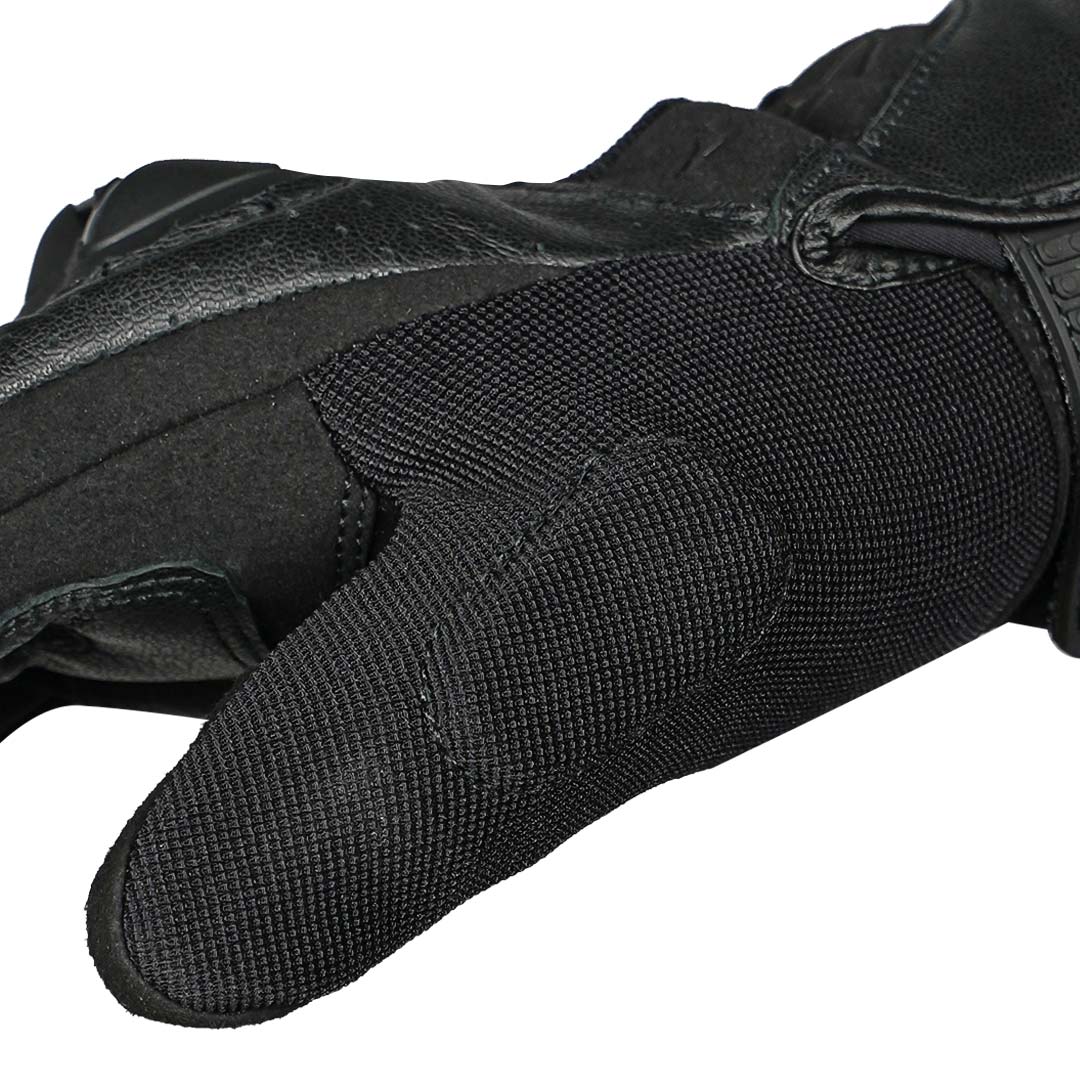 KORDA HYBRID GLOVES WITH D3O BLACK