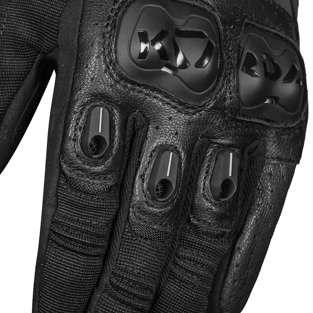 KORDA HYBRID GLOVES WITH D3O BLACK