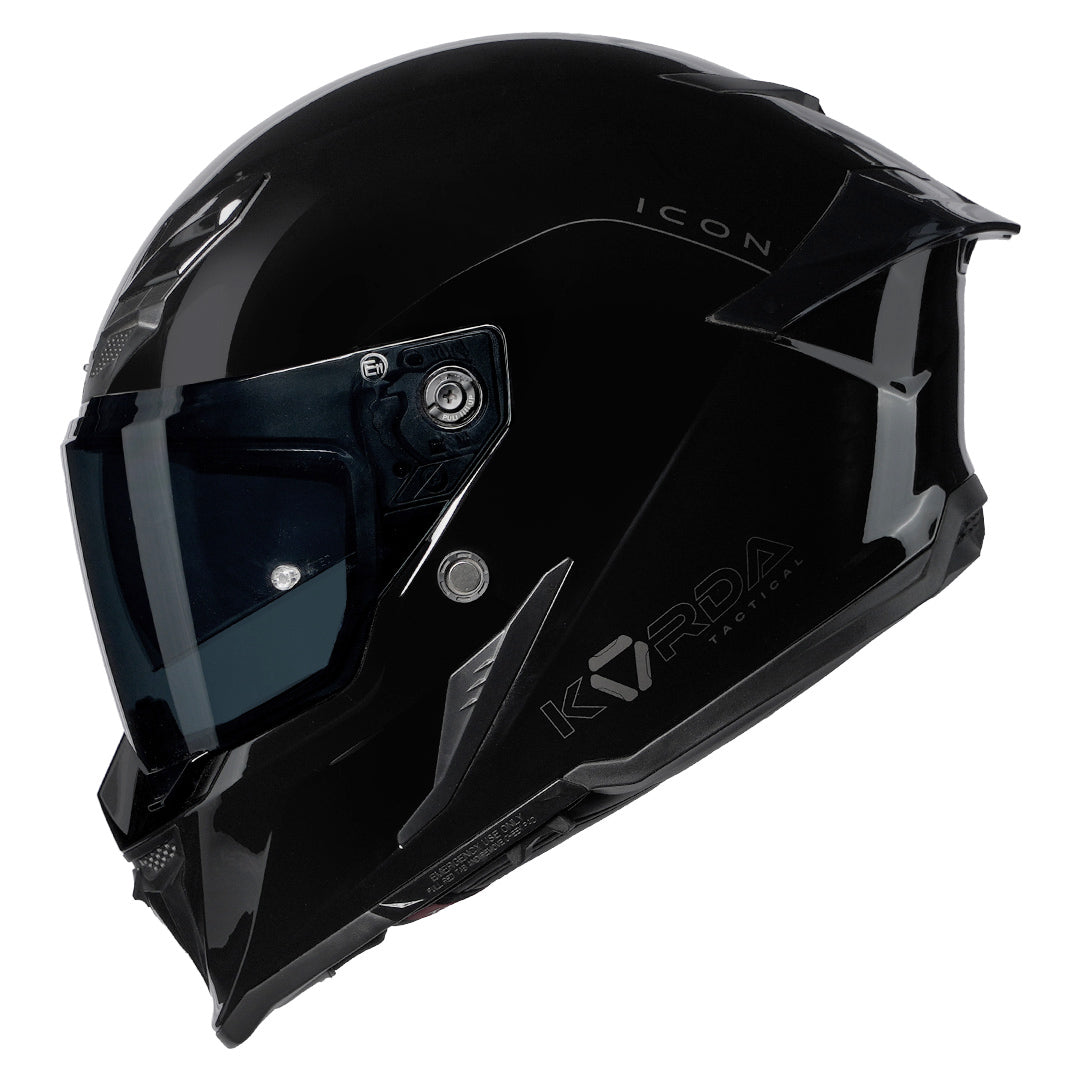 KORDA ICON SOLID HELMET GLOSS BLACK