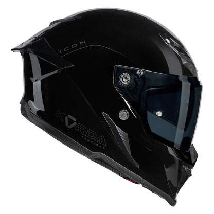 KORDA ICON SOLID HELMET GLOSS BLACK