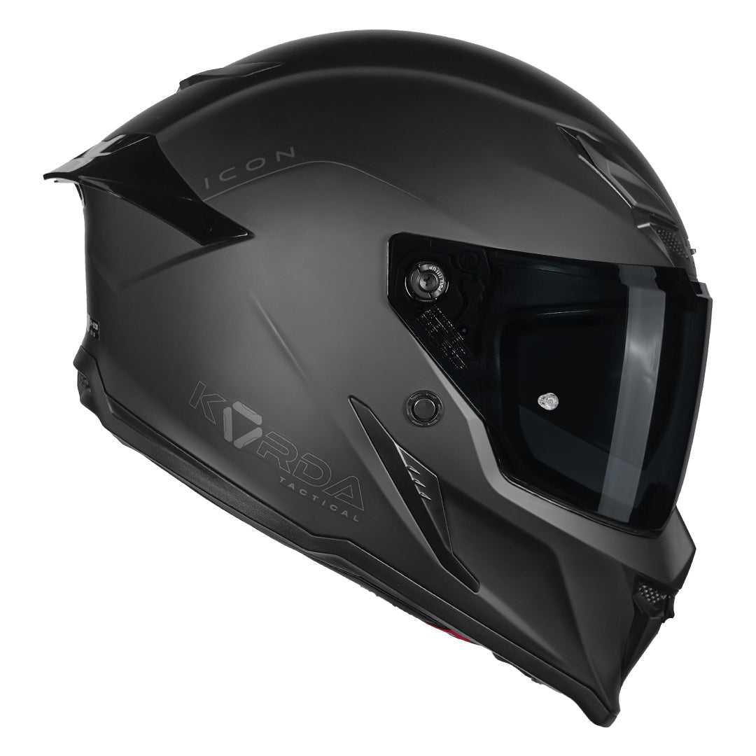 KORDA ICON SOLID HELMET MATT BLACK