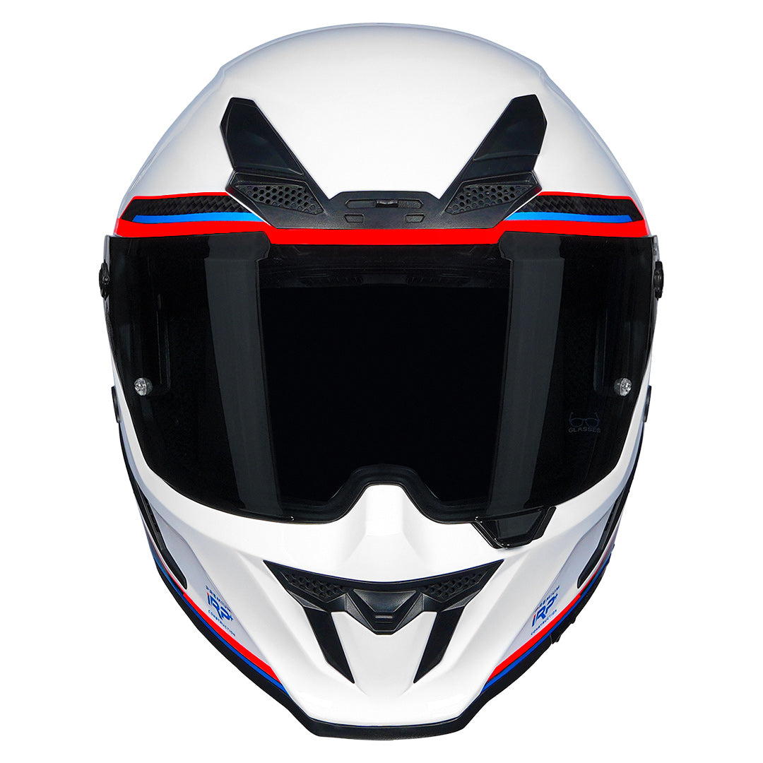 KORDA ICON TOKIO  HELMET WHITE BLUE