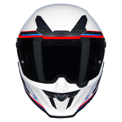 KORDA ICON TOKIO  HELMET WHITE BLUE