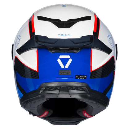 KORDA ICON TOKIO  HELMET WHITE BLUE