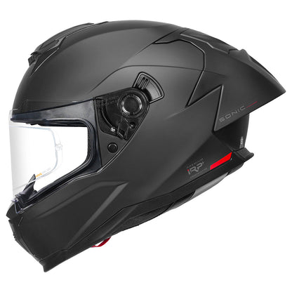 KORDA SONIC GP SOLID MATT BLACK HELMET