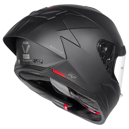 KORDA SONIC GP SOLID MATT BLACK HELMET