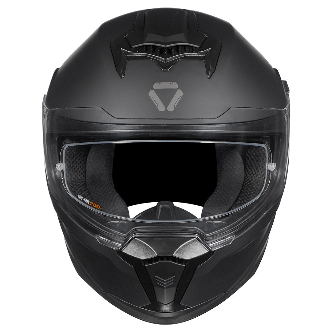 KORDA SONIC GP SOLID MATT BLACK HELMET