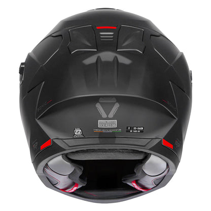 KORDA SONIC GP SOLID MATT BLACK HELMET