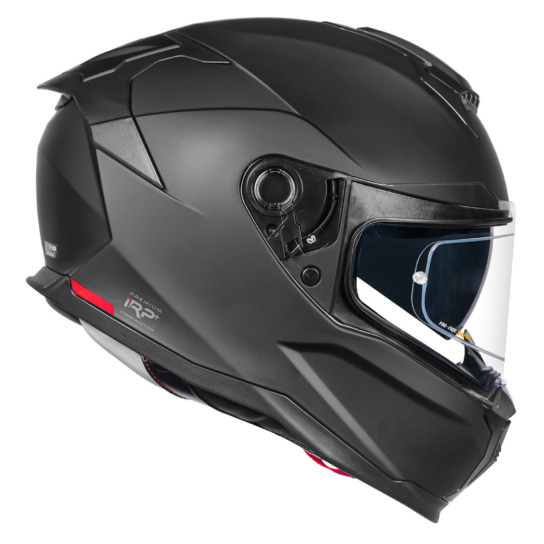KORDA SONIC GP SOLID MATT BLACK HELMET