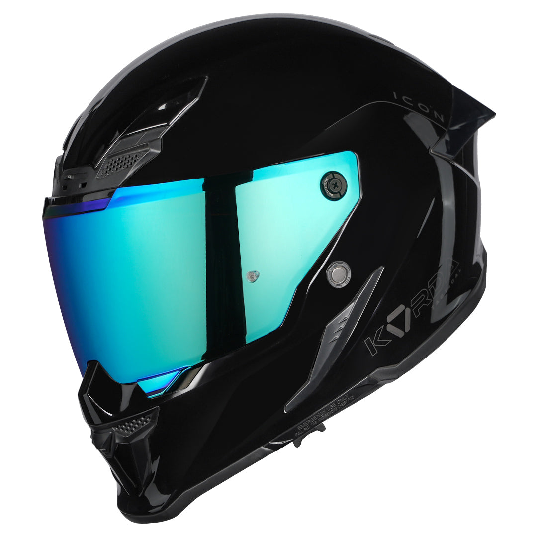 KORDA ICON SOLID HELMET GLOSS BLACK