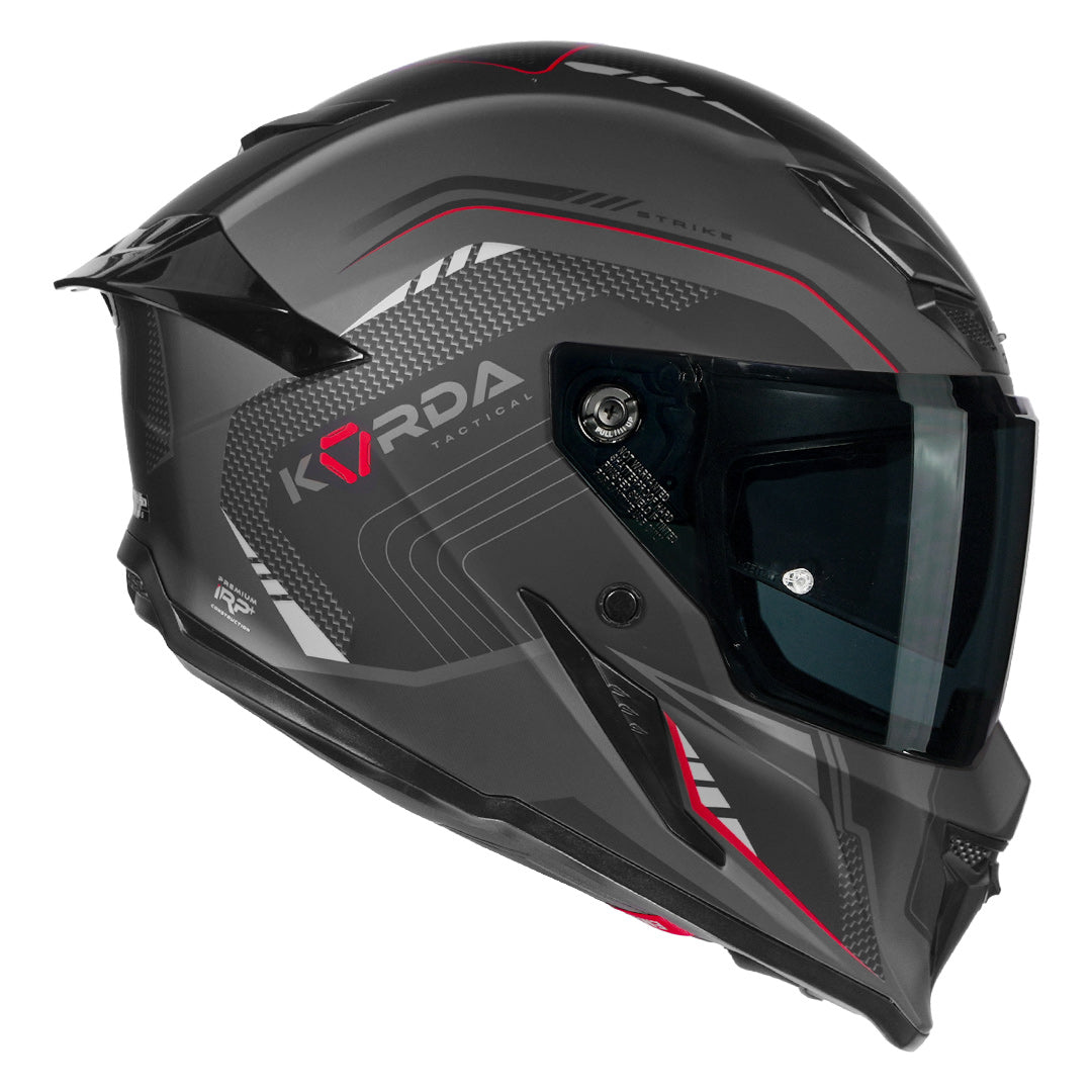 KORDA ICON NERO HELMET MATT BLACK RED