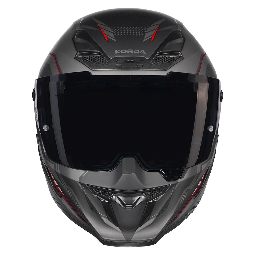 KORDA ICON NERO HELMET MATT BLACK RED