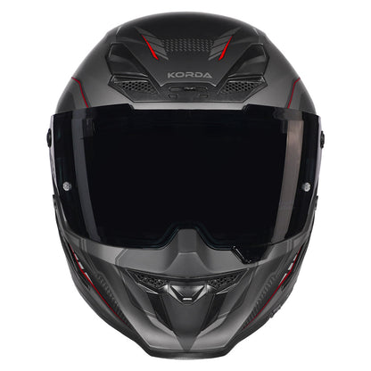 KORDA ICON NERO HELMET MATT BLACK RED