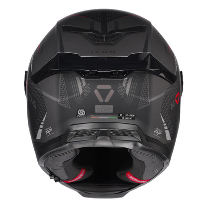 KORDA ICON NERO HELMET MATT BLACK RED