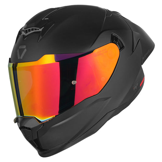 KORDA SONIC GP SOLID MATT BLACK HELMET