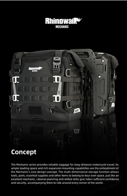 RHINOWALK 35L QUICK RELEASE SIDE PANNIER BAGS