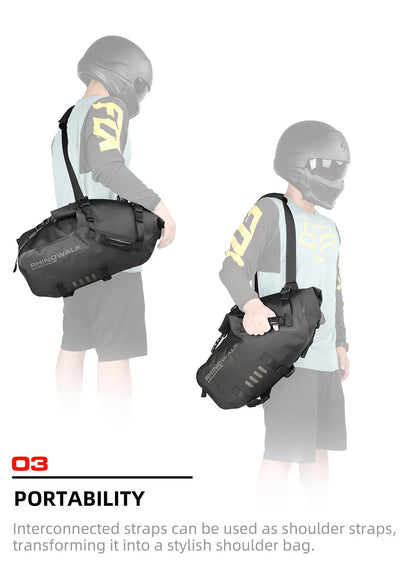 RHINOWALK RACKLESS WATERPROOF PANNIER BAGS – 18L/28L/48L PAIR