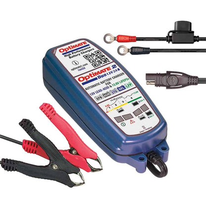 OPTIMATE 2 DUO BATTERY CHARGER – BIS CERTIFIED