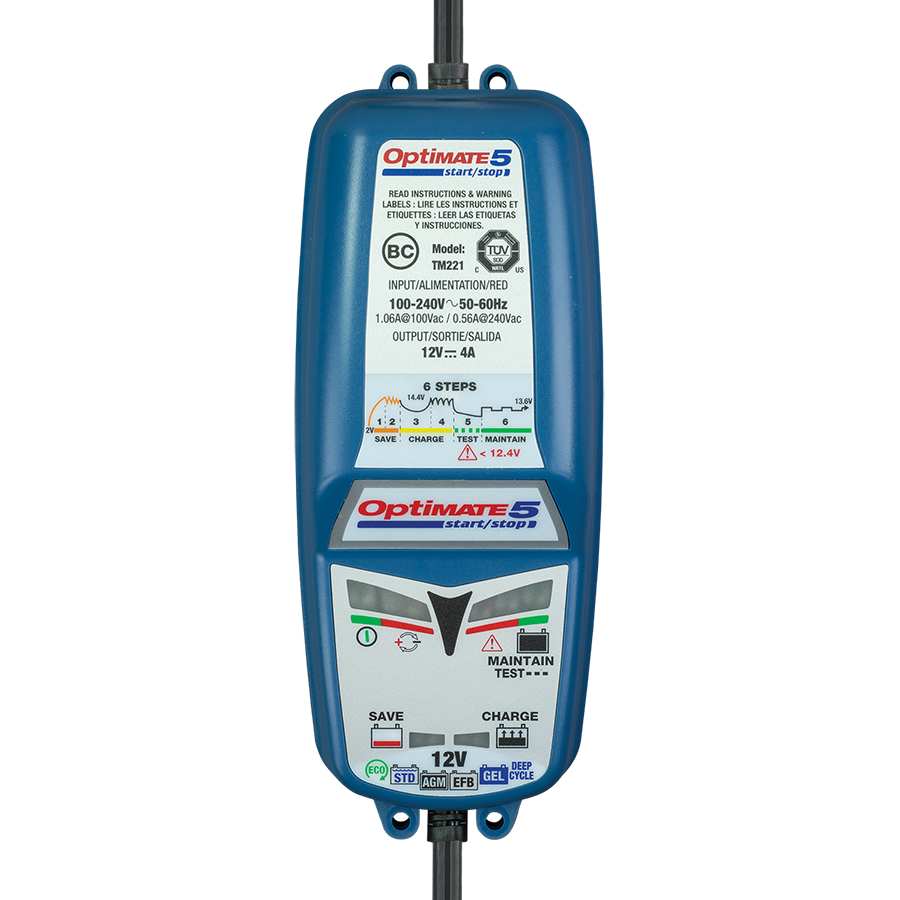 OPTIMATE 5 START/STOP BATTERY CHARGER