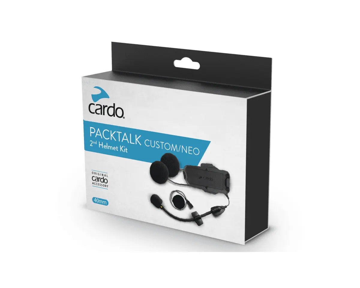 CARDO ACCESSORY – PACKTALK CUSTOM/NEO – 2ND HELMET KIT (HD SPEAKER)