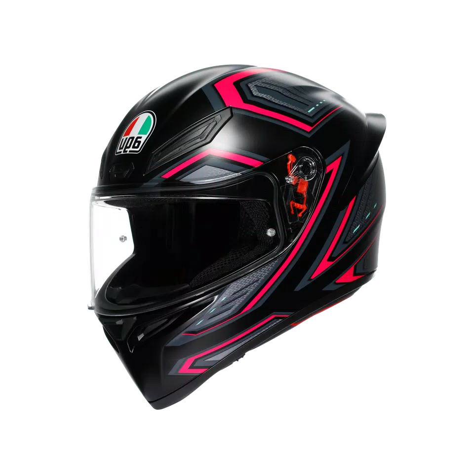 AGV K1 S SLING MATT BLACK/PINK DOT(E2206)