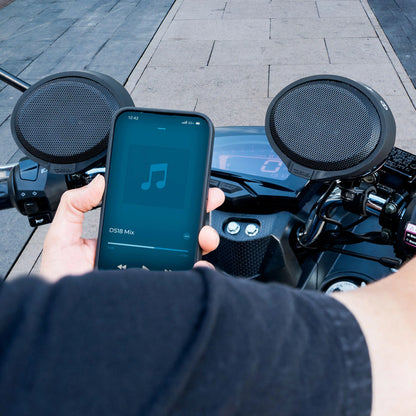HANDLEBAR-MOUNT SPEAKER PODS FOR MOTOCYCLE BLUETOOTH 5.0