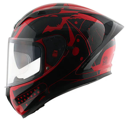 AXOR STREET DC BATMAN HELMET RED BLACK