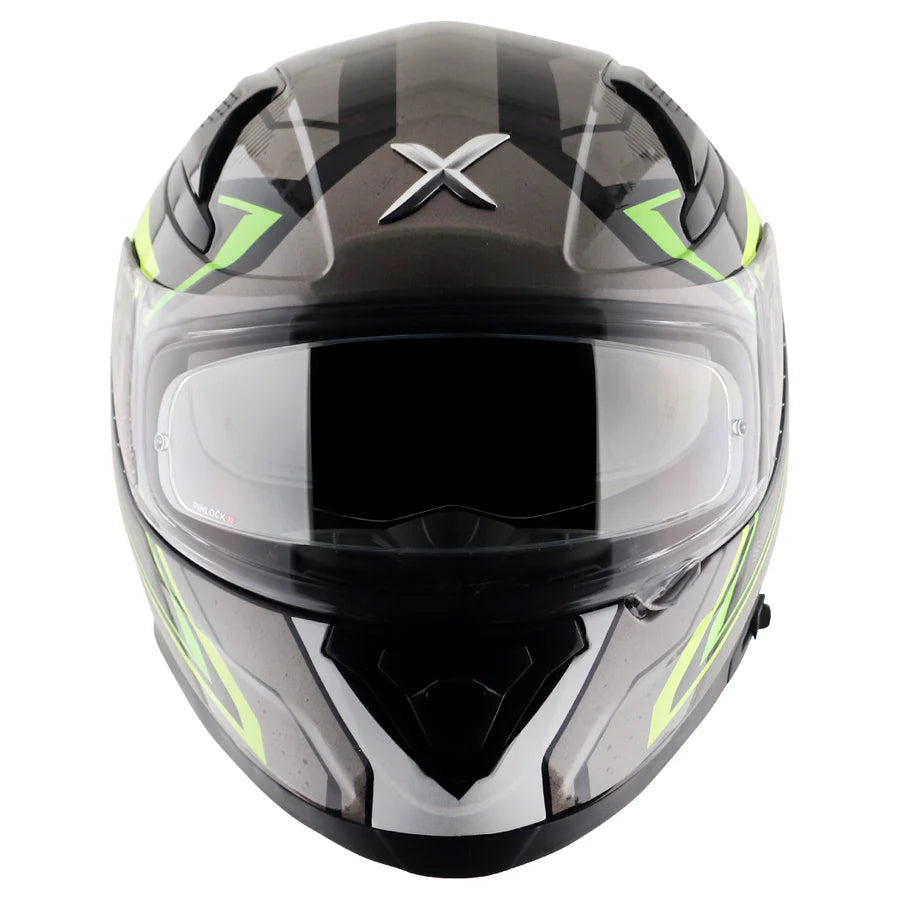 AXOR APEX ROAD TRIP HELMET BLACK GREEN