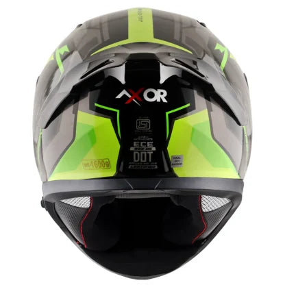 AXOR APEX ROAD TRIP HELMET BLACK GREEN