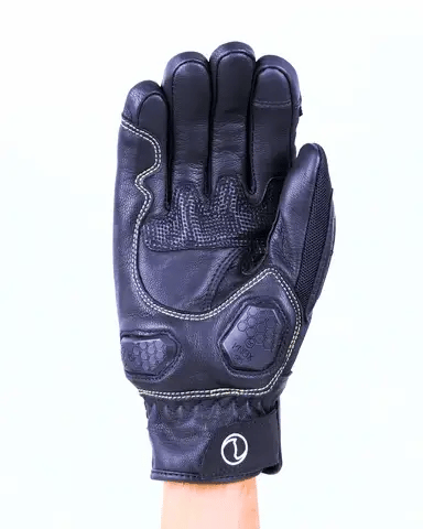 RYNOX TORNADO PRO 3 GLOVES – BLACK / HI-VIZ GREEN