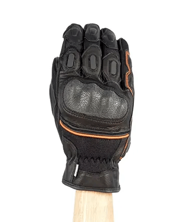 RYNOX TORNADO PRO 3 GLOVES – BLACK / ORANGE