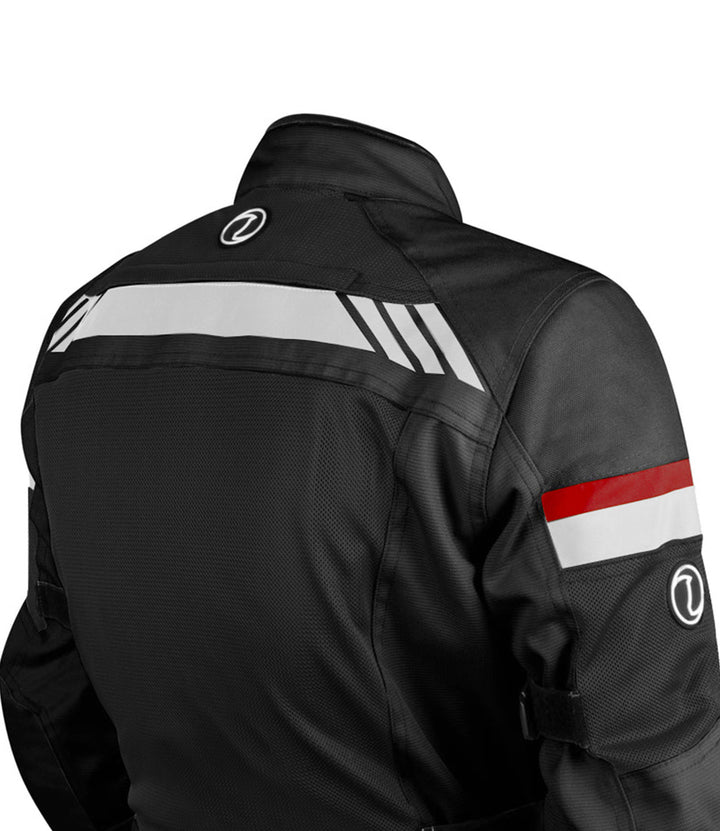 RYNOX STEALTH AIR PRO JACKET-BLACK GREY RED