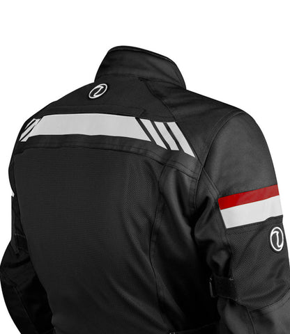 RYNOX STEALTH AIR PRO JACKET-BLACK GREY RED