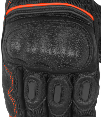 RYNOX TORNADO PRO 3 GLOVES – BLACK / ORANGE
