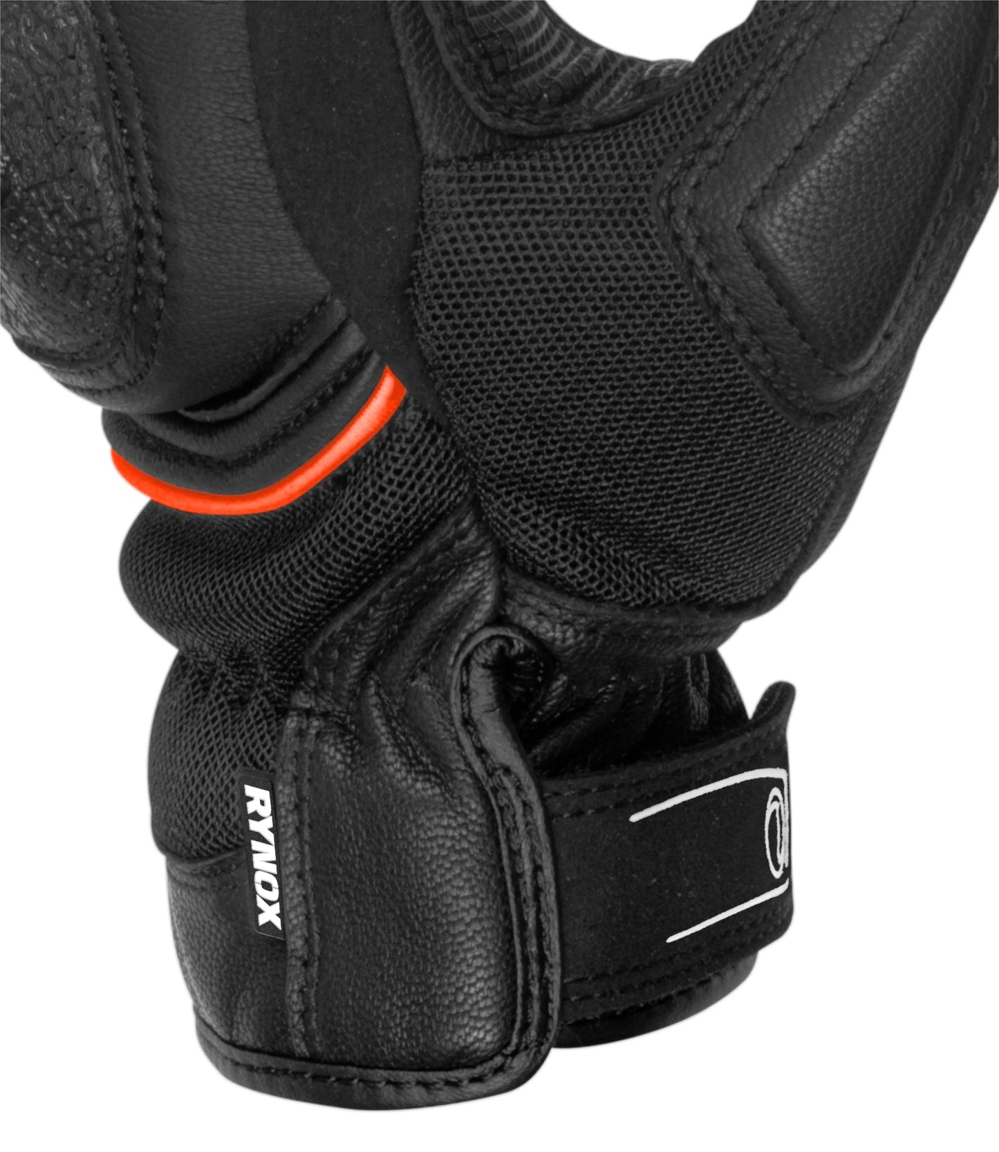 RYNOX TORNADO PRO 3 GLOVES – BLACK / ORANGE