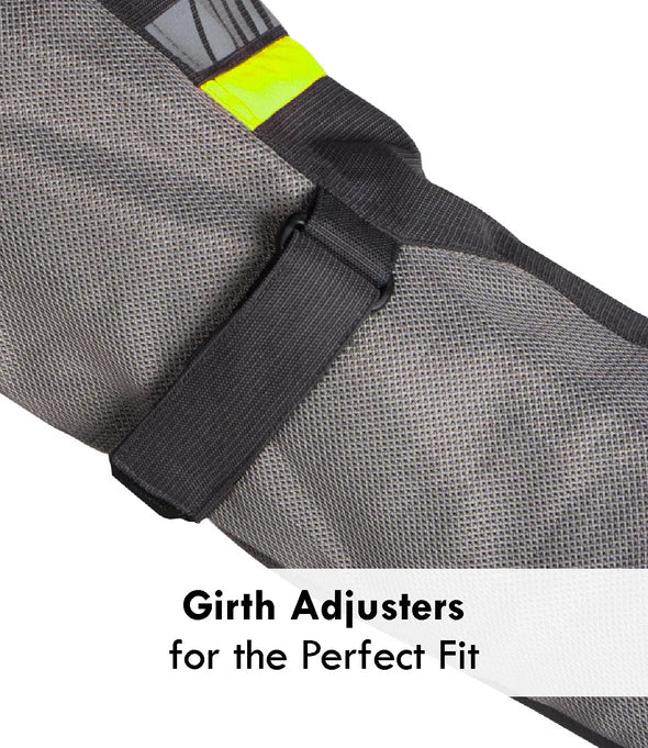 YNOX AIR GT 4 JACKET - GREY HI-VIZ GREEN