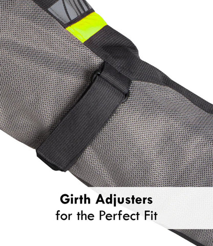 YNOX AIR GT 4 JACKET - GREY HI-VIZ GREEN
