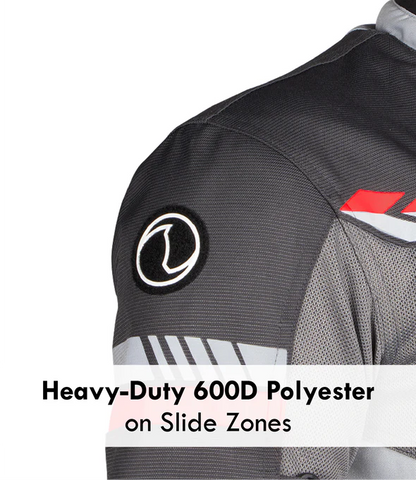 RYNOX AIR GT 4 JACKET - GREY RED