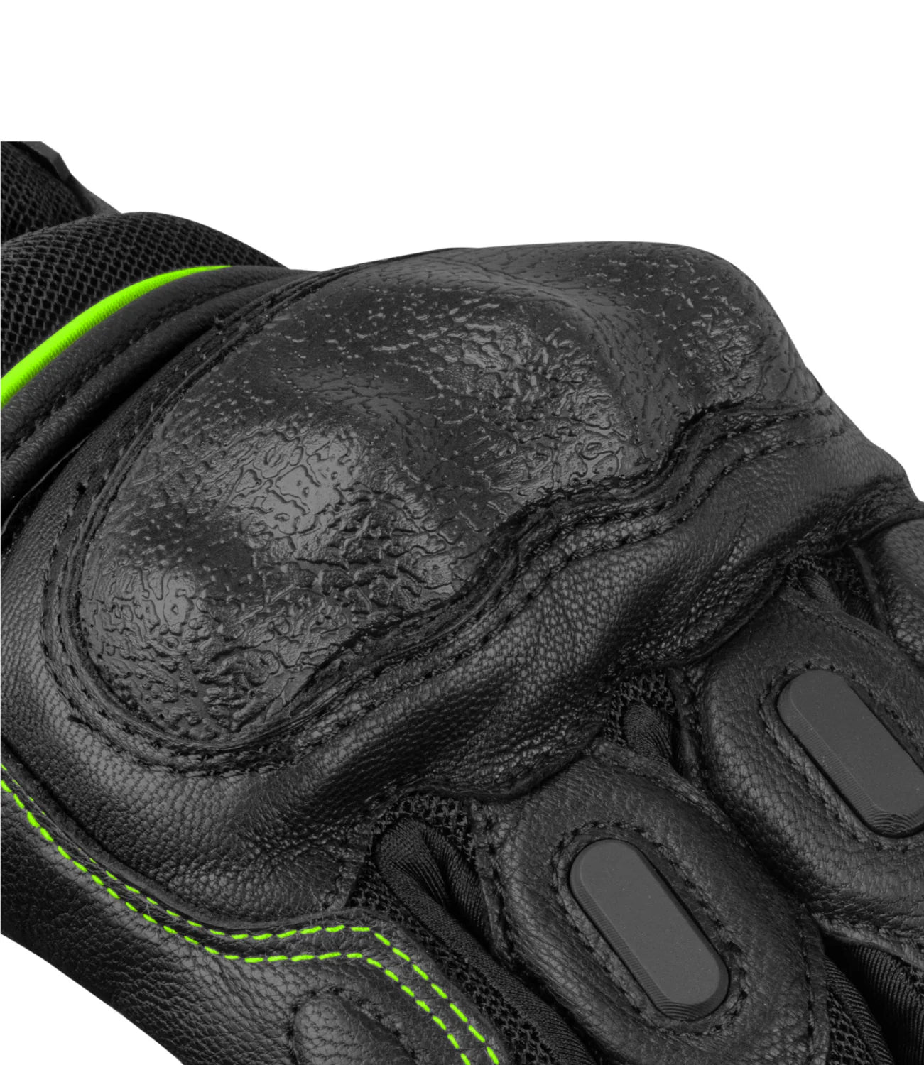 RYNOX TORNADO PRO 3 GLOVES – BLACK / HI-VIZ GREEN