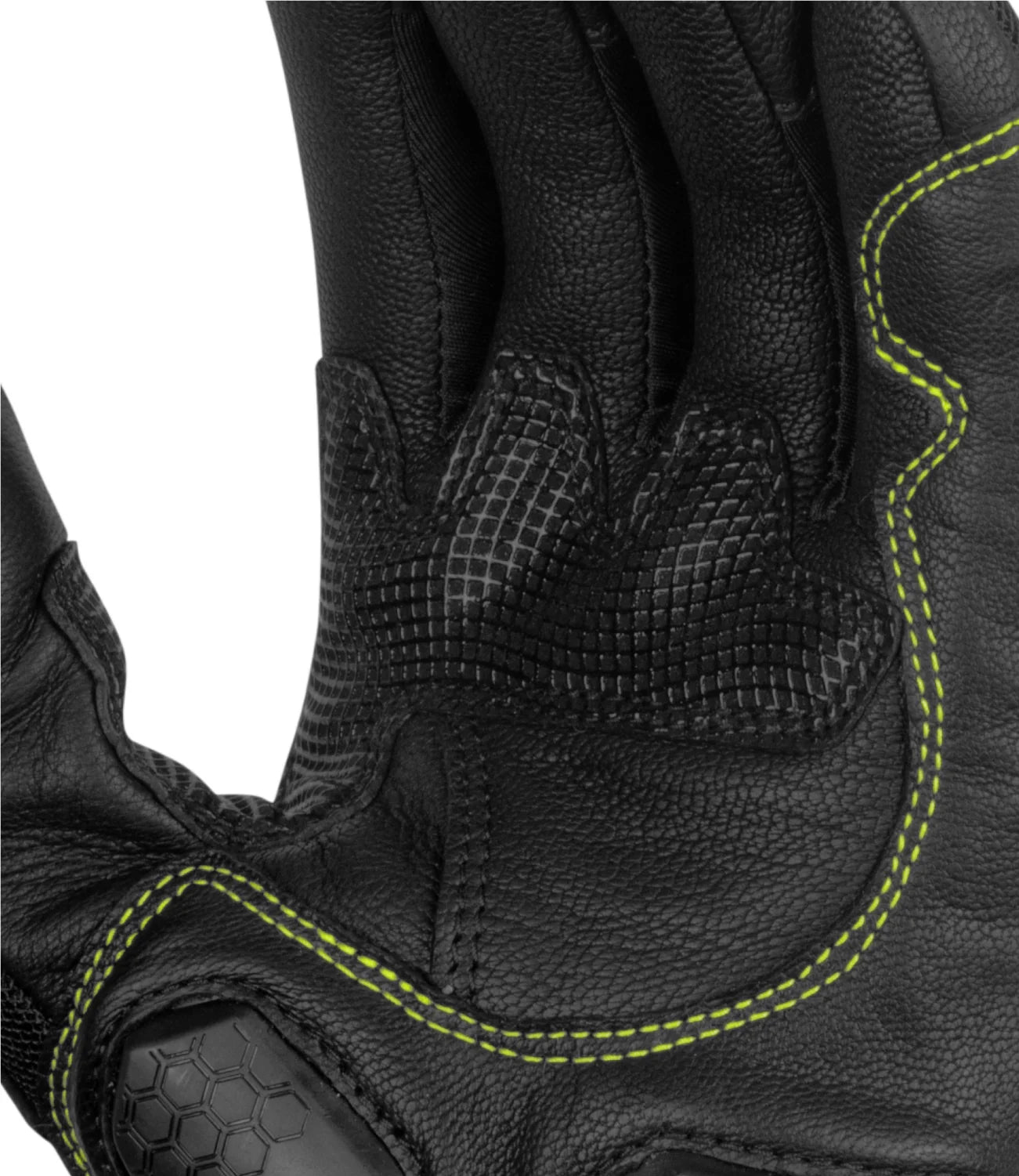 RYNOX TORNADO PRO 3 GLOVES – BLACK / HI-VIZ GREEN