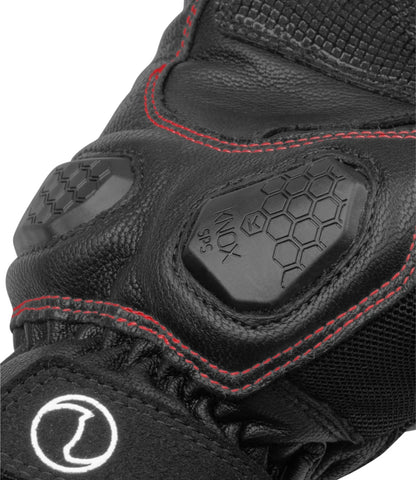RYNOX TORNADO PRO 3 GLOVES – BLACK / RED