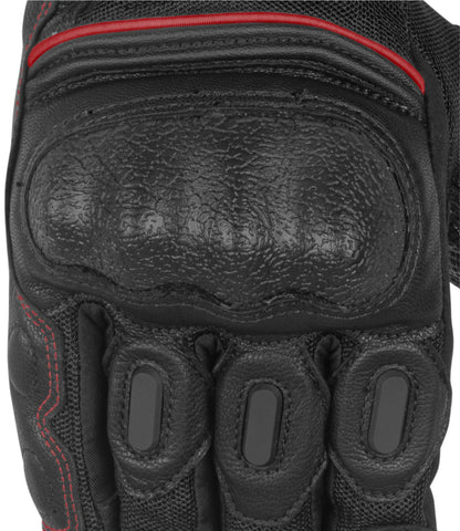 RYNOX TORNADO PRO 3 GLOVES – BLACK / RED