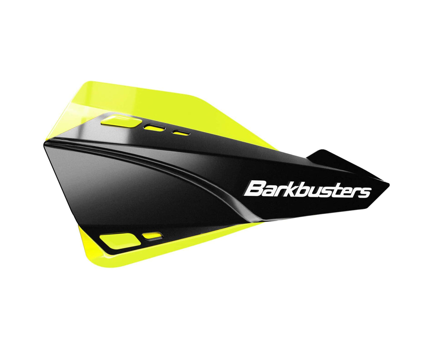 BARKBUSTERS SABRE MX/ENDURO HANDGUARDS – BLACK (WITH DEFLECTORS IN YELLOW HIVIZ)