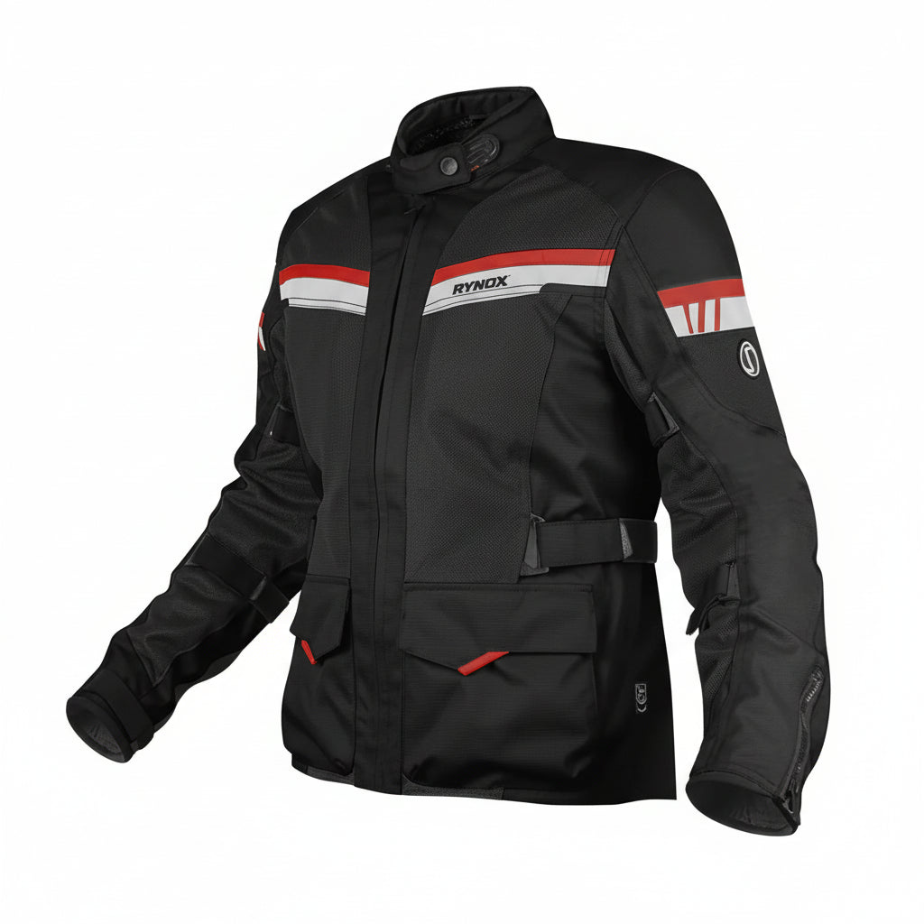 RYNOX STEALTH AIR PRO JACKET-BLACK RED