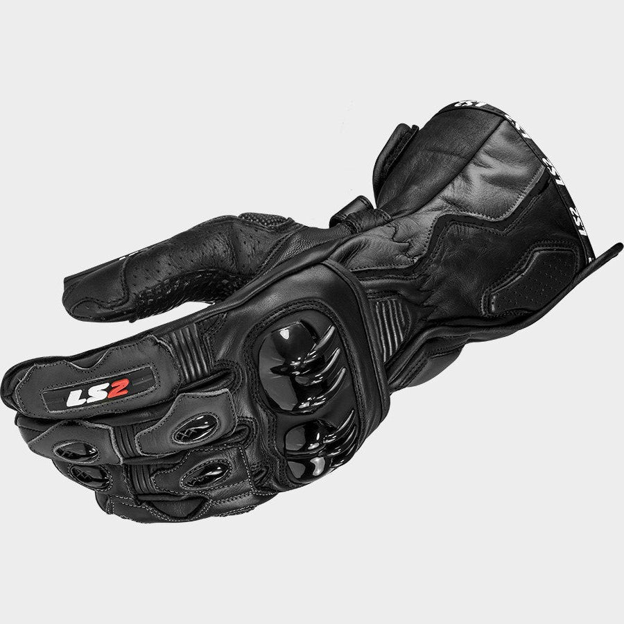 LS2 SWIFT RIDING GLOVES BLACK