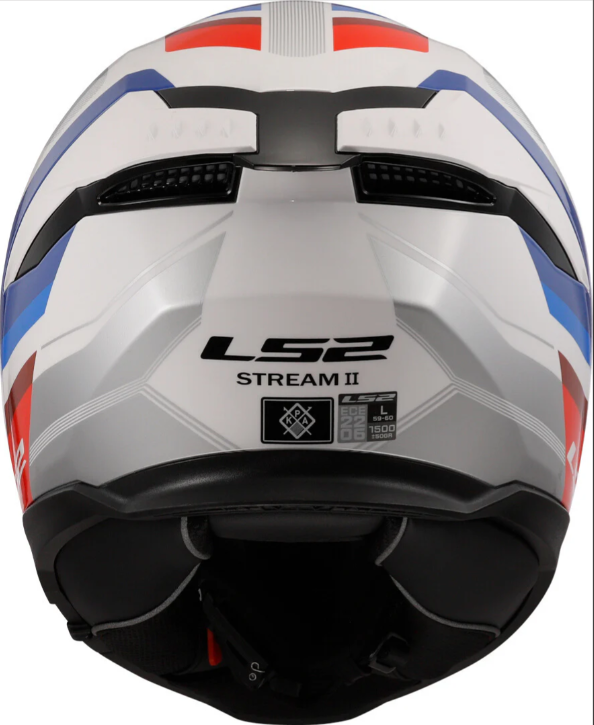 LS2 FF320 STREAM II VINTAGE WHITE BLUE RED – BikeFormers