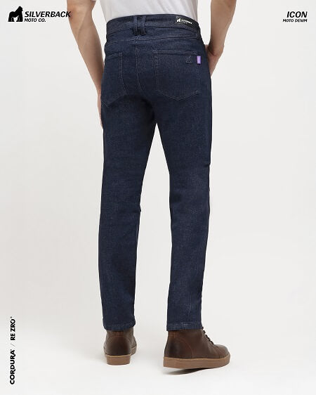 SILVERBACK ICON MOTORCYCLE RIDING DENIM INDIGO BLUE