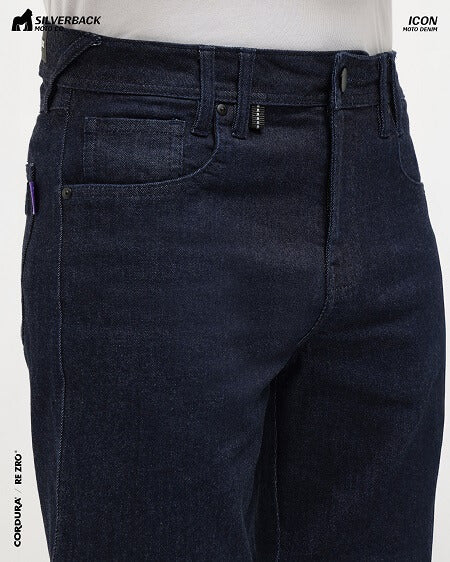 SILVERBACK ICON MOTORCYCLE RIDING DENIM INDIGO BLUE