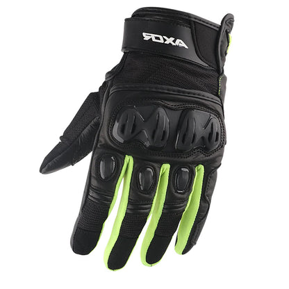 AXOR VIPER RIDING BLACK GLOVES BLACK NEON GREEN