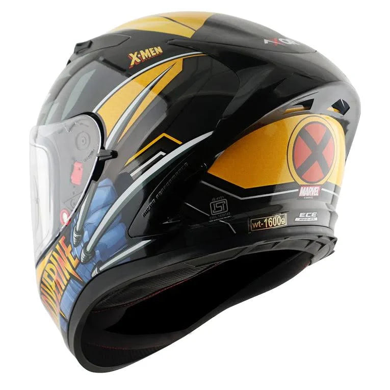 AXOR APEX MARVEL WOLVERINE HELMET YELLOW BLACK
